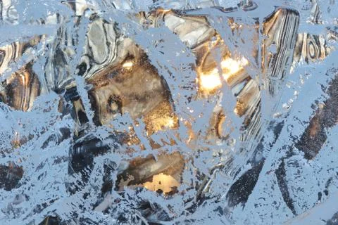 Ice background Stock Photos
