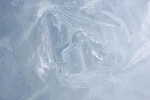 Ice in the bag. Stock-Fotos