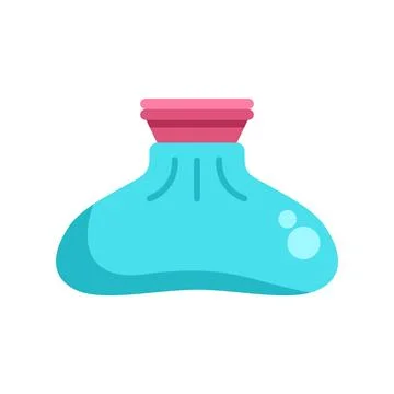 Ice bag providing cold therapy and first aid relief Stock Illustration