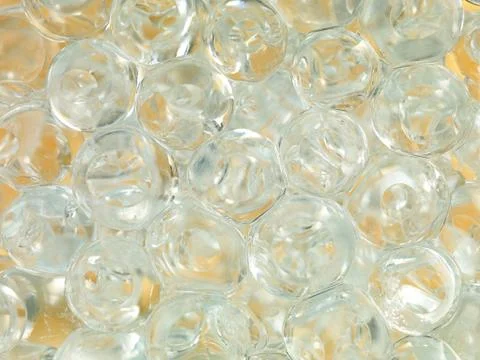 Ice balls yellow background Illustrazione stock