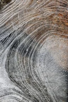 Ice bands Stock Photos