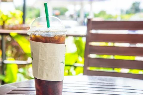 Ice black Coffee Foto stock