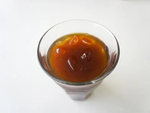 Ice black coffee Stock Photos