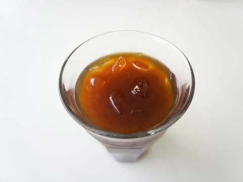 Ice black coffee Stock Photos