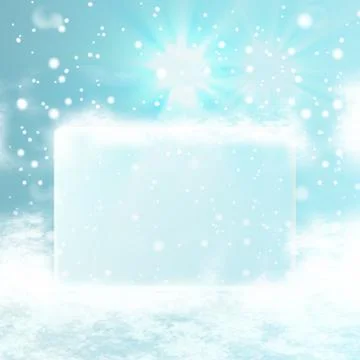 Ice blank board Stock Illustration