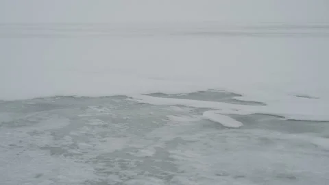 Ice blizzard Video stock 121080190