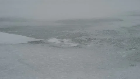 Ice blizzard Stock Footage 121080243