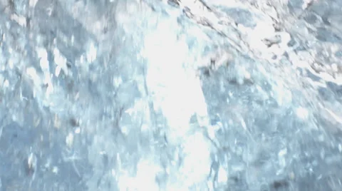 Ice Block Cracking And Splashing Into Pieces Slow Motion Stock Footage 36651755