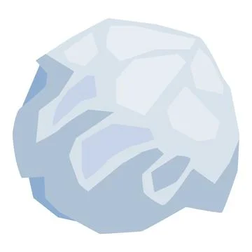 Ice block floating in arctic ocean depicting global warming effect Stock Illustration