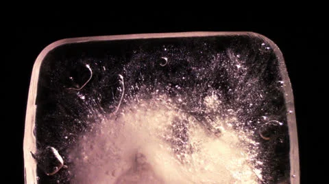 Ice Block Melting  Time Lapse Stock Footage 26360000