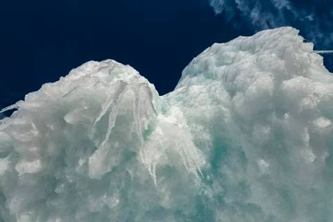 Ice block in the sky Stock Photos