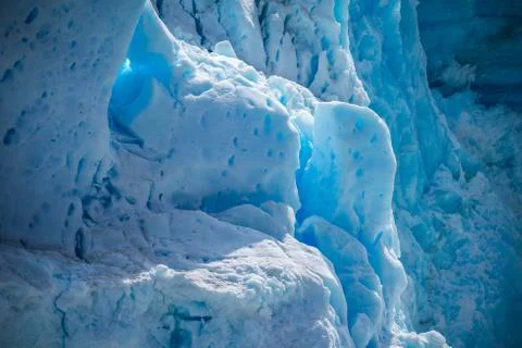 Ice blocks in the sunlight. Shevelev. Stock Photos