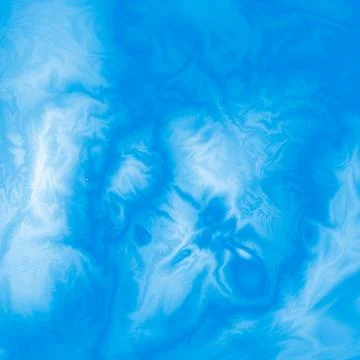 Ice blue abstract texture background. Color fluid. Imitation of acrylic paint Stock Illustration