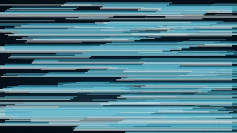 Ice blue and white pixel sort streaks animation Stock Footage 346236923