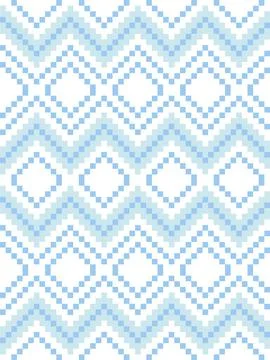 Ice Blue Argyle Seamless Pattern Background Illustrazione stock