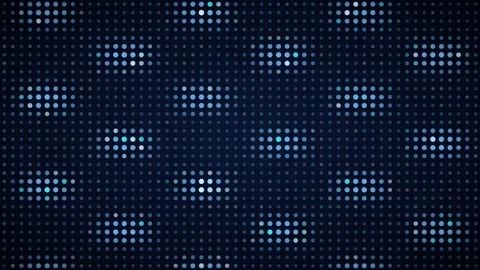 Ice blue interference pattern LED grid background 스톡 동영상 342634401