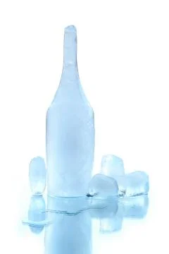 Ice bottle Stock Photos