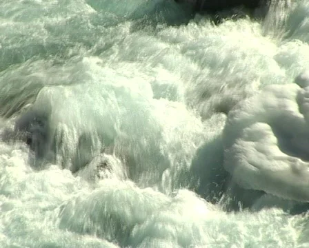  Ice-bound river  Stock Footage 401186