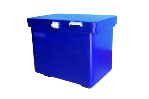 Ice box .(with Clipping Path). Stock Photos