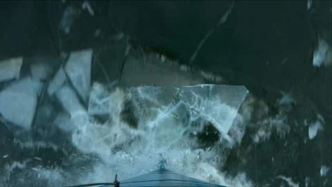 Ice Breaking Stock-Footage 109550791