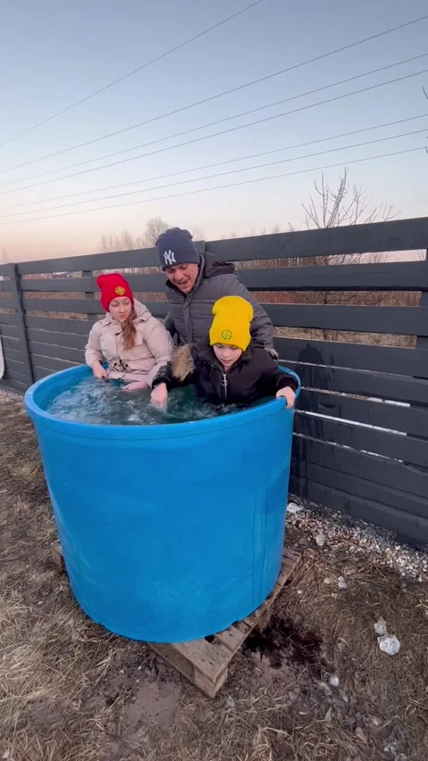 Ice-Breaking Stunt Goes Wrong, Pavlovsky Posad, Russia - 09 Feb 2025 Stock Footage 306252766