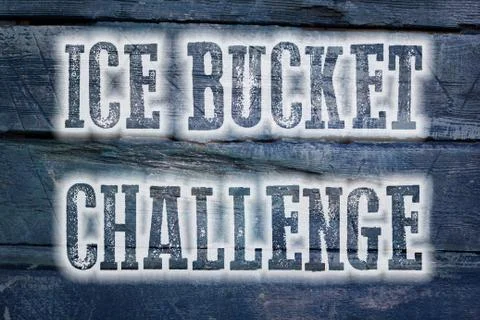 Ice bucket challenge concept Stock-Illustration