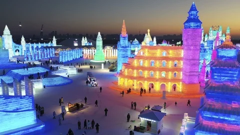 Ice building Stock-Footage 104267560