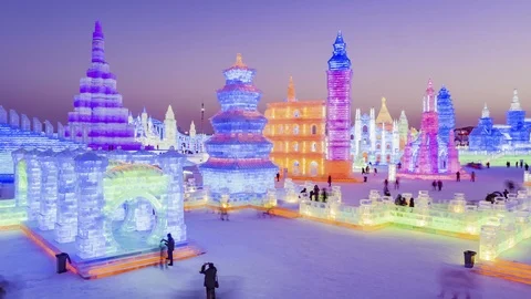 Ice building Stock-Footage 104288029