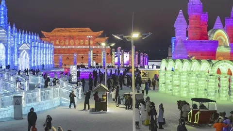 Ice building Stock-Footage 104303323