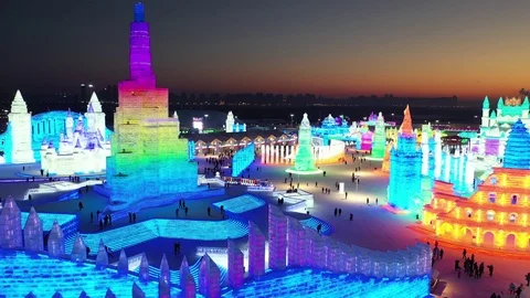 Ice building Stock-Footage 104328443