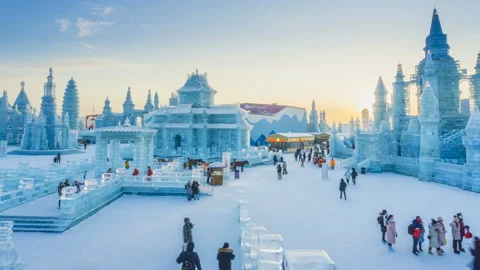 Ice building Stock-Footage 104336233