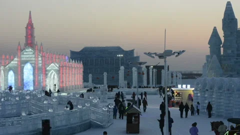 Ice building Stock-Footage 104339770