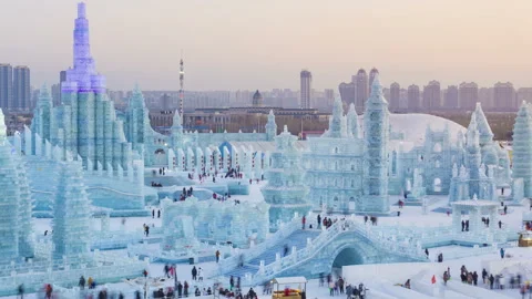 Ice building Stock-Footage 104342995