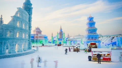 Ice building Stock-Footage 104345672