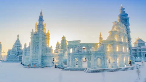 Ice building Stock-Footage 104346614