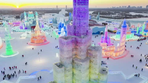 Ice building Stock-Footage 104347676