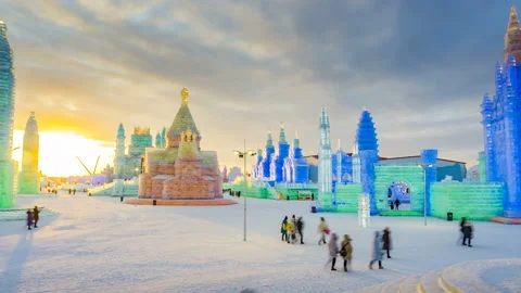 Ice building Stock-Footage 104351293