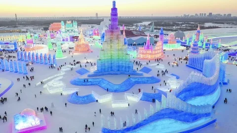 Ice building Stock-Footage 104356544