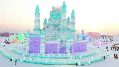 Ice building Stock-Footage 104754214