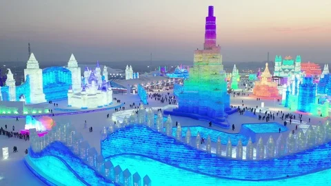 Ice building Stock-Footage 104755245