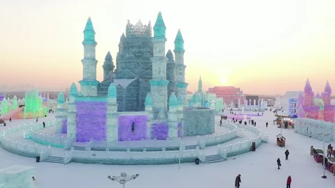 Ice building Stock-Footage 104756541