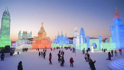 Ice building Stock-Footage 104759904