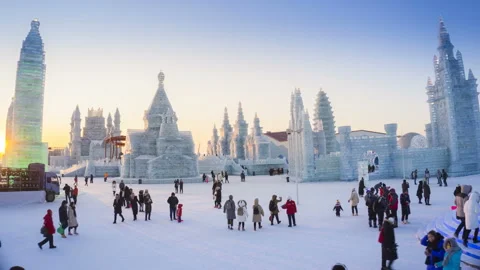 Ice building Stock-Footage 104761716