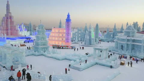 Ice building Stock-Footage 122166959