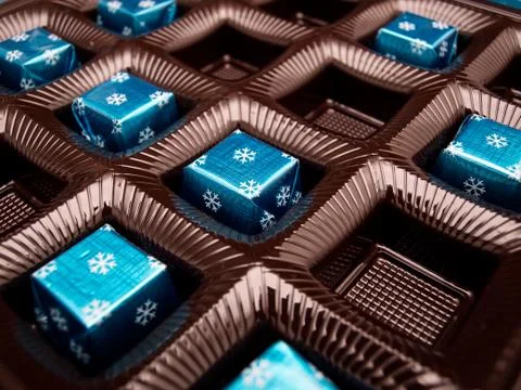 Ice candy cubes Stock Photos