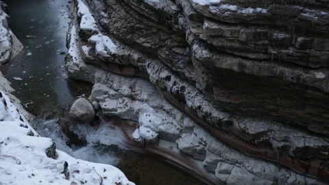 Ice Canyon Stock Footage 101440899