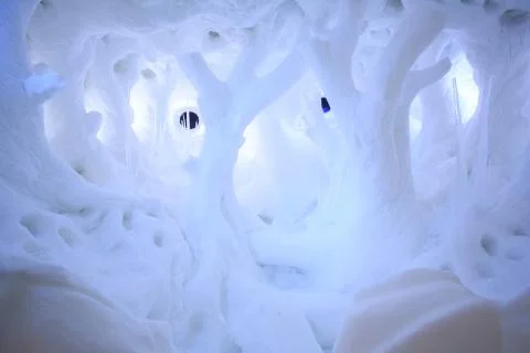 Ice carving Stock Photos