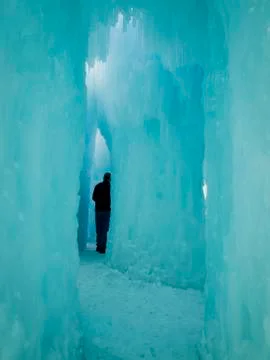 Ice castles Stock Photos