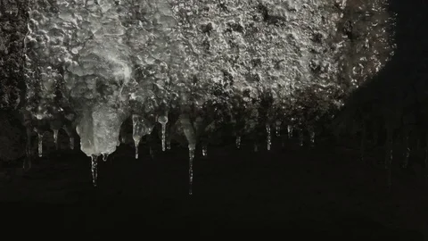 Ice Cave. Stock Footage