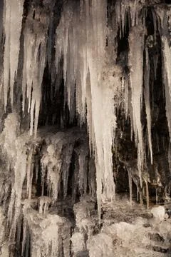 Ice cave Stock Photos